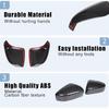 Car Rear View Mirror Cover Trim Compatible with Subaru Crosstrek/Impreza 2023 2024 Car Side Door Mirror Cover Rear View Mirror Cap Rearview