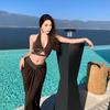Travel Photo Wear Holiday Suit Long Dress Women's Sexy Tube Top Hip Skirt Two-piece Suit