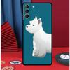 Westie Scottie Scottish Terrier Phone Case For Samsung Galaxy S25 S24 Ultra S9 S10 S20 S21 S22 S23 Plus S24 FE Back Cover