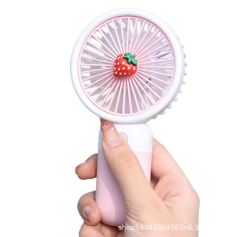 Portable USB Mini Flower Fruit Handheld Fan - Perfect for Desktop, Events, and Gifts