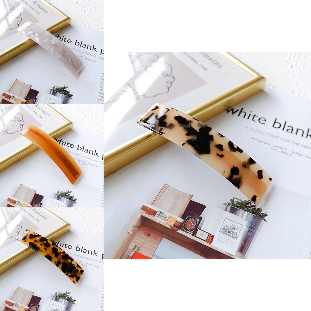 Elegant 10.2cm Square Hair Clip For Women Vintage French Style Minimalist Design In Soft Green And Multifunctional Colors For Effortless Style