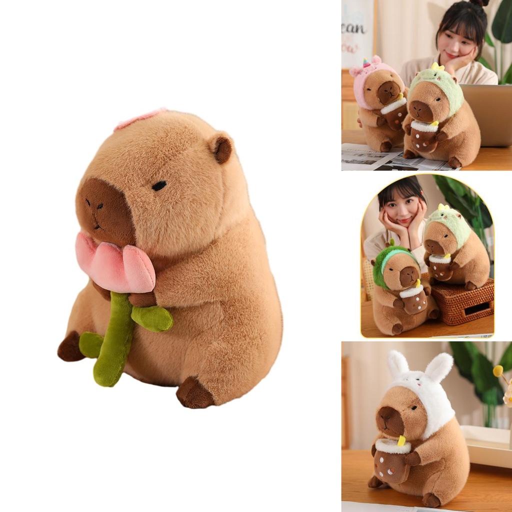 Süßes Plüsch-Capybara-Spielzeug Weiches und kuscheliges Stofftier für Kinder Perfektes Geburtstagsgeschenk 30 cm Höhe