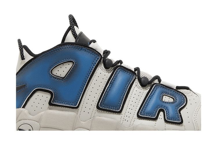 Men's Sneakers Nike Air More Uptempo Industrial Blue Pure Platinum/Burnished Teal-Industrial Blue