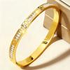 New Four-leaf Flower Row Fashionable European and American Elegant Temperament Versatile Women's Jewelry Bracelet