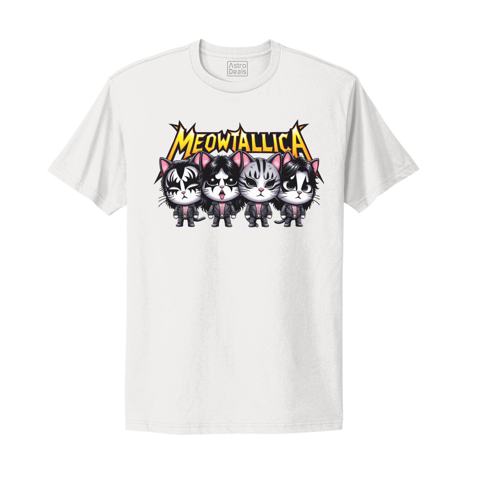 Meowtallica Funny Kitty Cat Animal Lover Gift T-shirt XXXXL