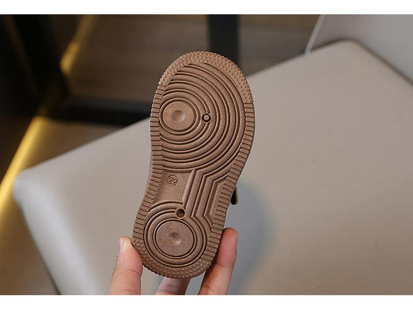 Two-Layer Cotton Velvet Baby Soft Sole Running Shoes, Warm Winter Sneakers for Boys & Girls, Toddler Trainers