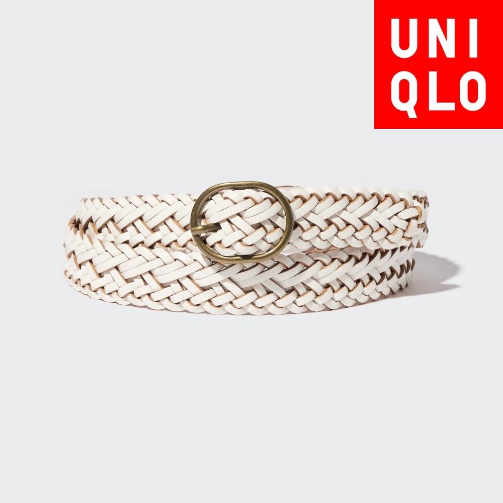 

Ремень UNIQLO из сетчатой ​​кожи с круглой пряжкой 37 BROWN/WOMEN FREE