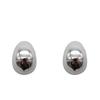 Vintage Glossy Water Droplet Hanging Stud Earrings Women Lightweight Hollow Thick Teardrop Gold Silver Color Thick Hoops Jewelry