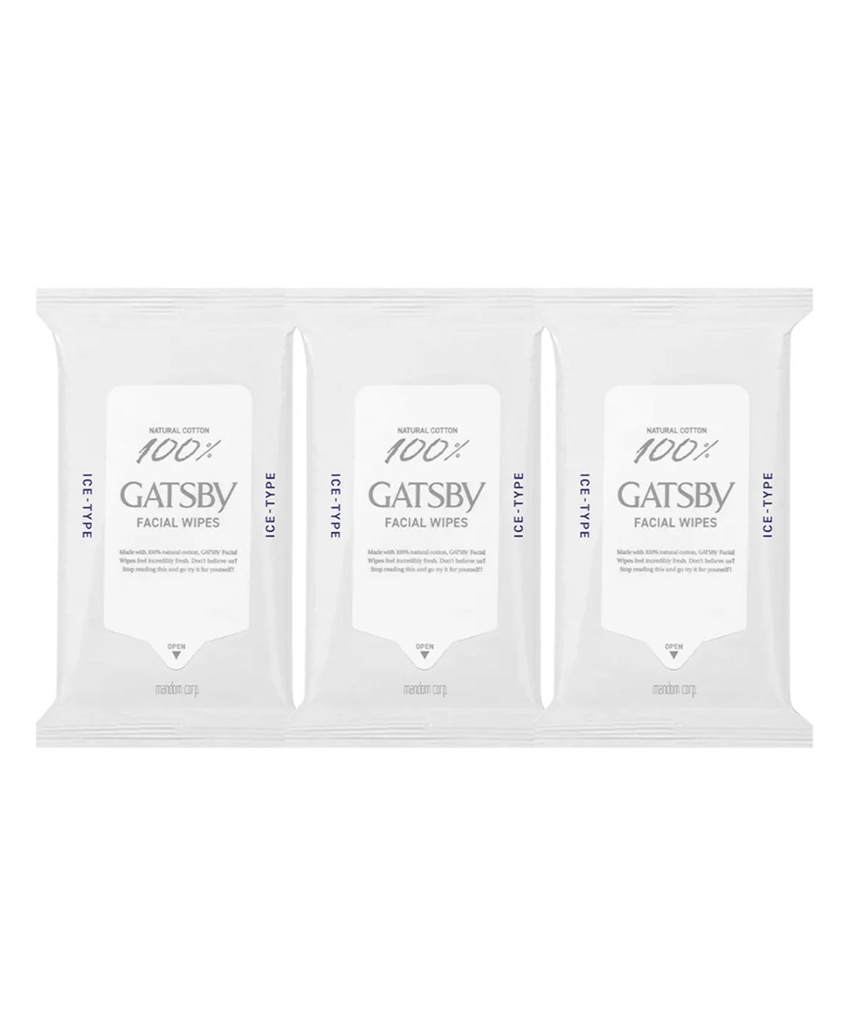Facial Paper Ice Type 15 Sheets, 3 Packs