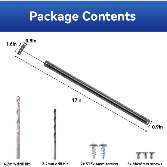 RV Screen Door Closer With Adjustable Tension, Aluminum RV Door Closer Kit, Built-In Spring Automatic Closing Device, Works With Most Camper Travel