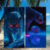 Leopard Towel Beach Towel Travel Lightweight Skin Friendly for Pool Beach Camping Cruise Summer