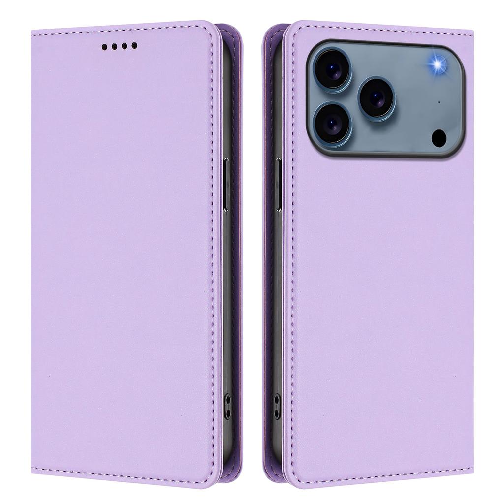 For iPhone 17 Pro Max Leather Wallet Case Magnetic Closure RFID Blocking Phone Cover