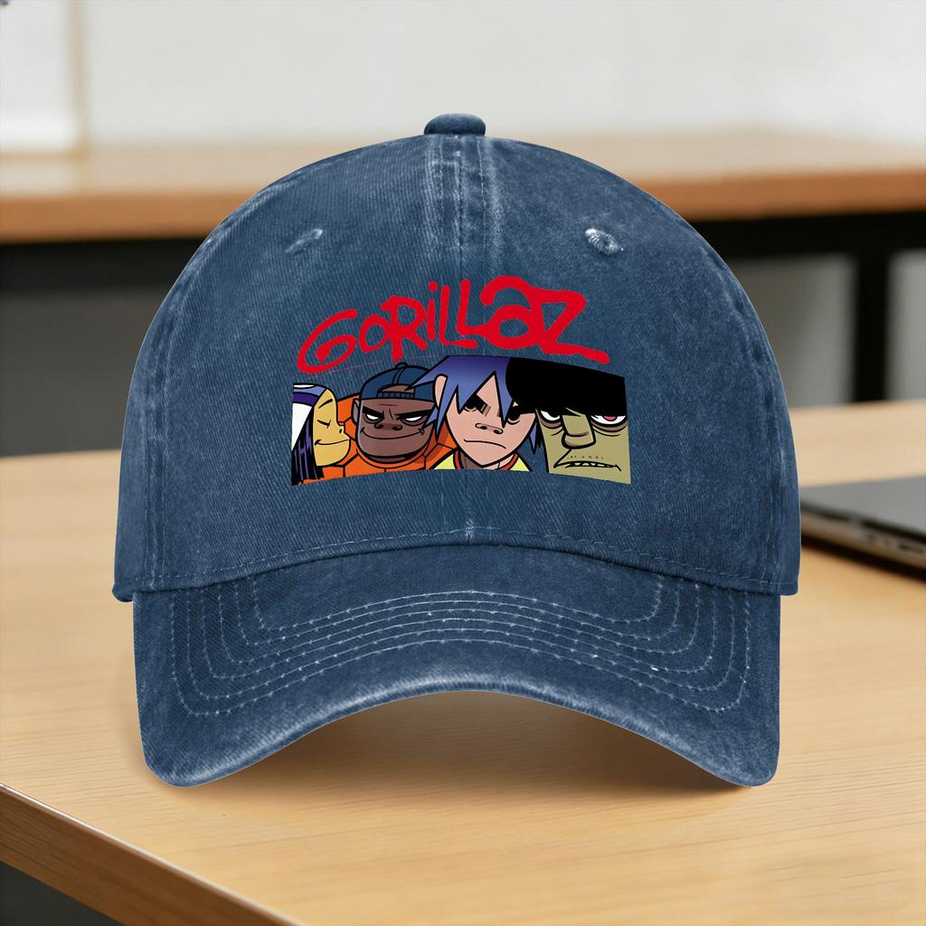 Gorillazs Band Casual Baseball Cap  Hunting Camping Trucker Hat Summer Wholesale Men Adult Classic Snapback Cap