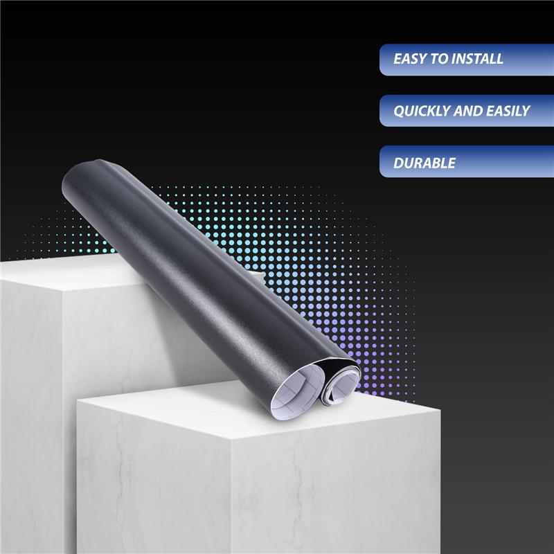 12X60 Inch Matte Black Vinyl Film Wrap Car Diy Sticker
