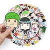 50 One Piece Anime Stickers: Waterproof for Suitcases, Tablets, Skateboards, and Cars