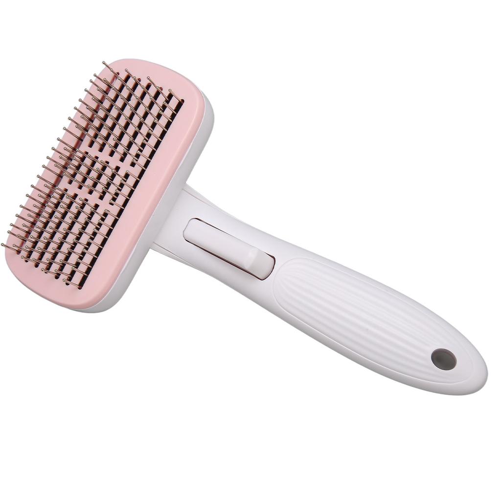 Cat Shedding Brush Grooming Brush Massage Removes Loose Hairs Self Cleaning Slicker Brush Cat Comb for Dogs Cats Kitten
