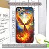 Luxury Phoenix Fire Feather Pattern Phone Case for iPhone 17 16 12 11 14 Plus 13 14 15 Pro Max 12 13 Mini X XS MAX XR Soft Cover