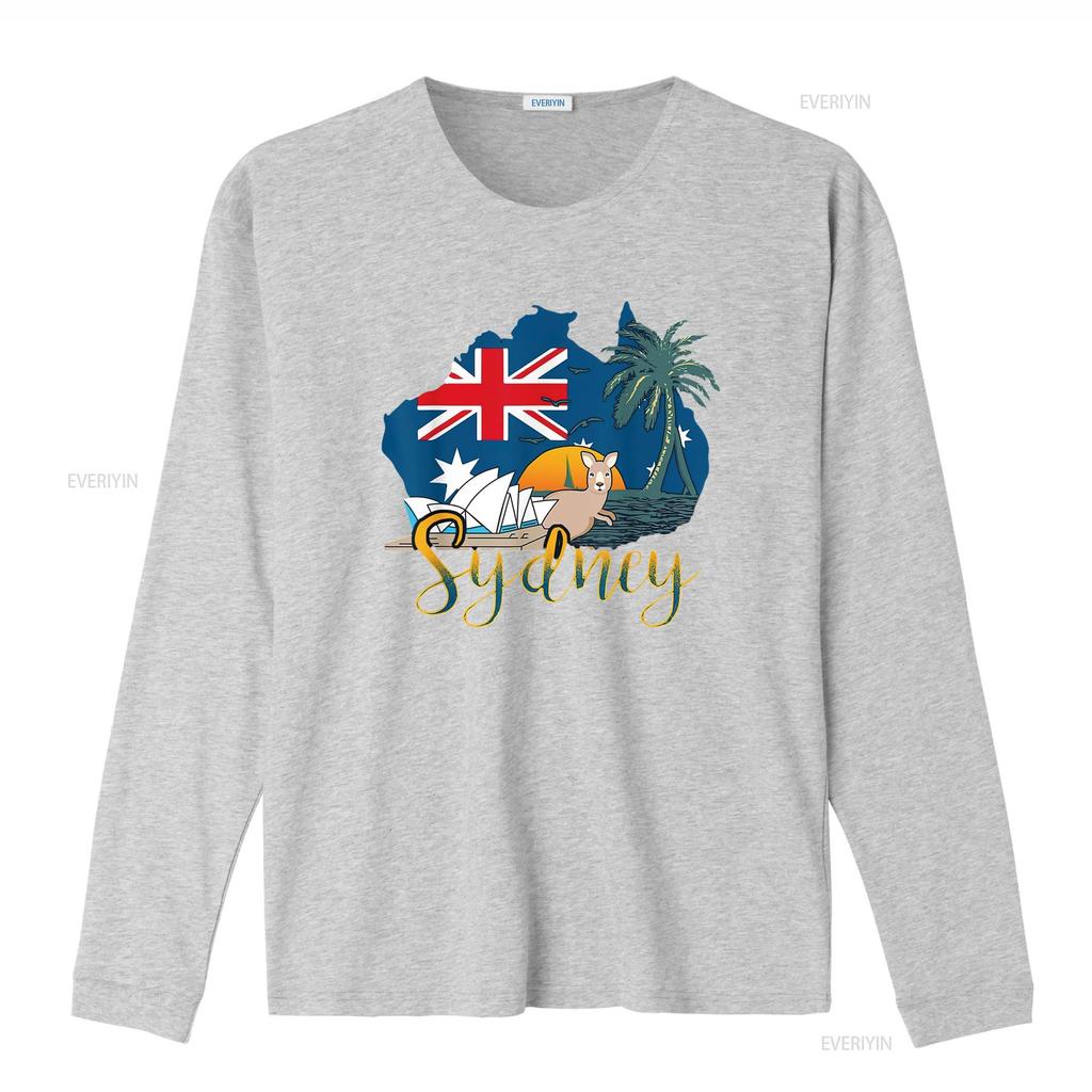 Womens Love Sydney Australia Travel Vacation T Shirt Vintage Washed Stretched Fashion Graphic Versatile Unisex Comfortable