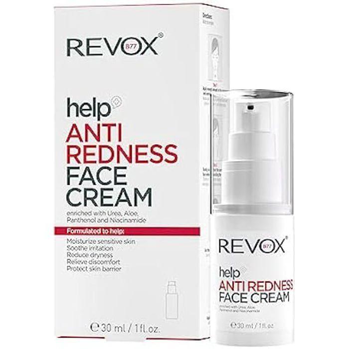Crème Anti-rougeurs - REVOX - HELP ANTI REDNESS - 30 Ml - Hypoallergénique - Peaux Sensibles