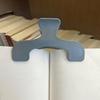1PC Simple Frosted Transparent Book Clip Page Holder for Reading Practical Memo Note Clip Kawaii Desk Accessories