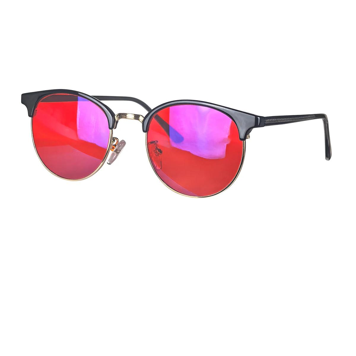 

SHINU Orange Glasses Women Anti Blue Light Eyewear Red Lenses To Better Sleep Classic Night Vision Blue Light Blocking Glasses