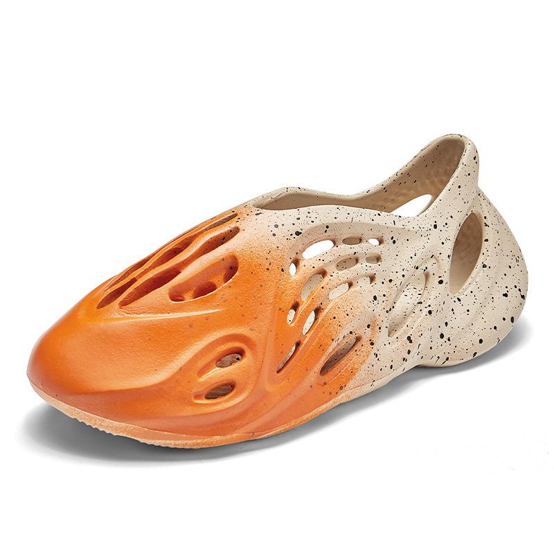 

Seaside travel gradual change beach shoes inkjet hollow breathable hole shoes summer men s bag head casual sandals 47