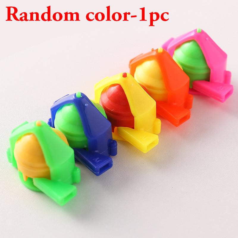 

5/3/1 Pcs Colorful Spinning Top Novelty Whistle Gyro Toy Kids Children Blowing Rotation Pressure Spinner Tops Stress Relief Toys