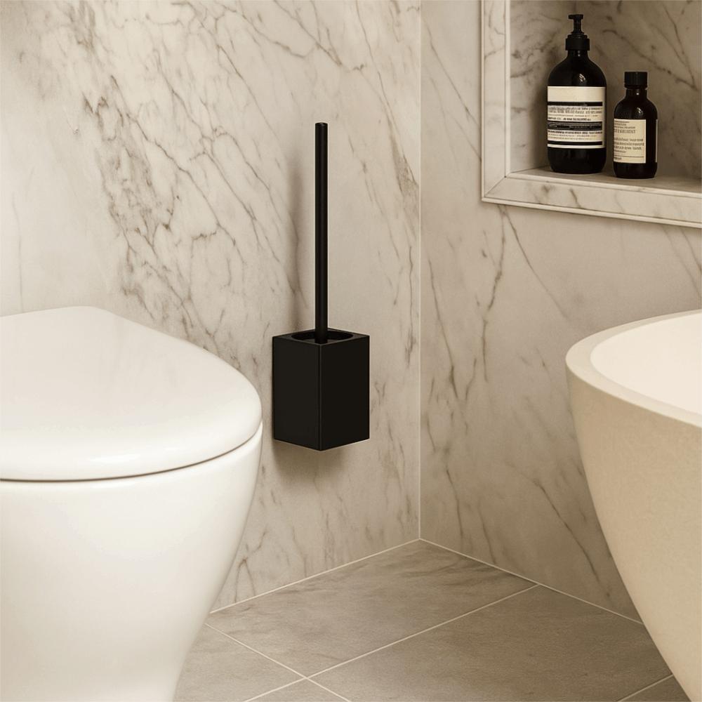Wall-Mounted Toilet Cleaning Brush No Dead Angle Wall Mounted Toilet Brush WC Maintenance