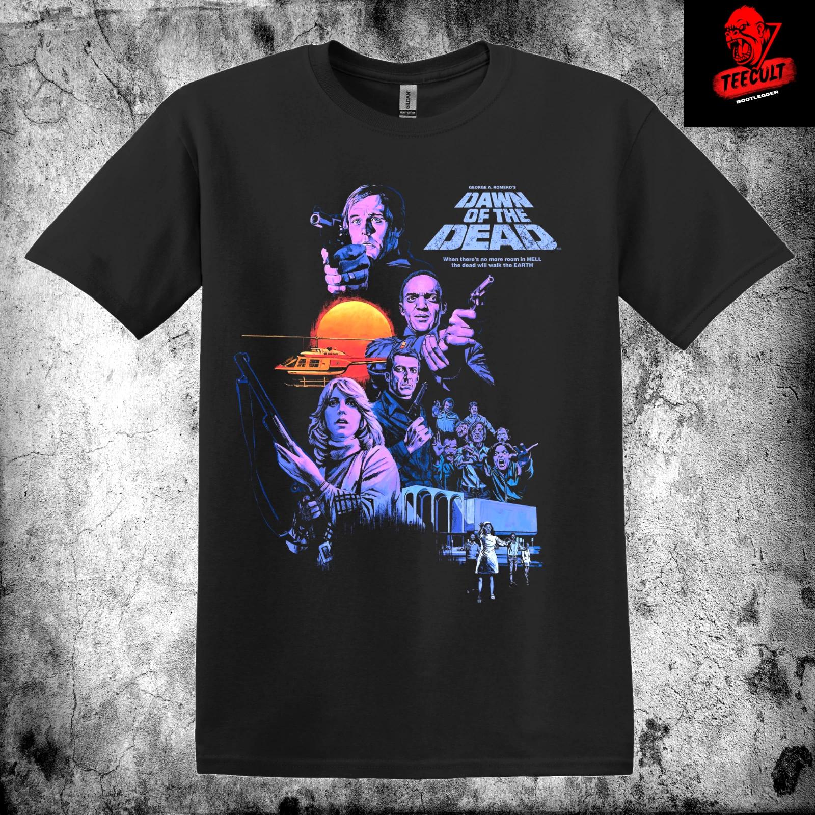 Men s and Women s T-shirts Dawn of the Dead (1978) Cult Horror Movie Unisex Cotton XXXL