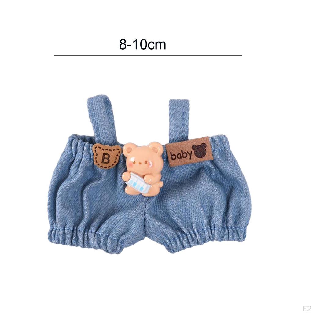 15cm Doll Accessories Pants Fashion Overall Girl Outfits for Pendant Kids