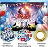 QZB2655 World Cup 2026 USA-Canada-Mexico Flag Decor Banner