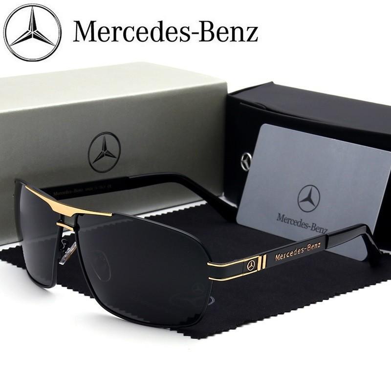 Car Sticker Car High-End Popular Polarized Sunglasses Anti Glare Goggles Mercedes Benz A B C E S SLK ML Sprinter Vito Class GLA