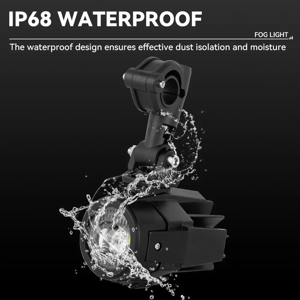 R 1200 GS Fog Lights Motorcycle Accessories LED Auxiliary Fog Light Driving Lamp For BMW R1200GS F800GS F700GS F650 K1600