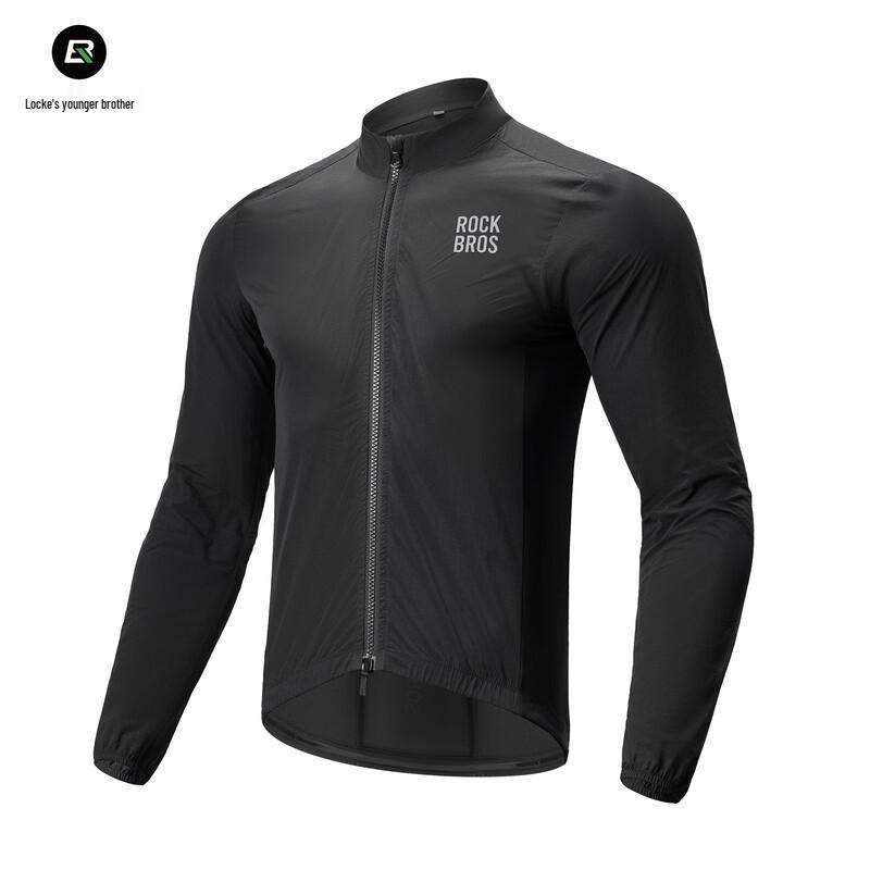 RockBros Men's Long Sleeve Cycling Windbreaker Jersey