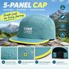 Unisex 5-Panel Cap Quick-Dry Adjustable Hat for Outdoor Commute