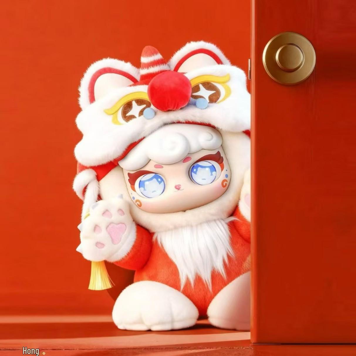 Trendy Kai Zao Wu 1000% Waking Lion Big Doll Ornament - Cute Gift for Girls Carton (Order 4) (Contact for discount)