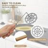 Bunuelos Mold with Handle, 4.7'' Rosette Achappam Mold Non-Stick Timbale Mold for Easy and Fun Kitchen Cooking and Baking Untensils