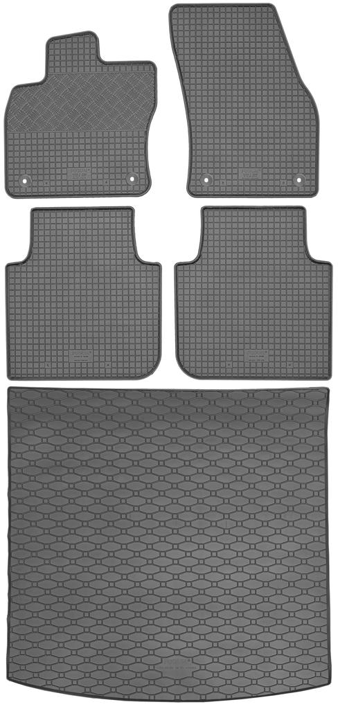 Bagażnik RIGUM 434064 + Dywaniki RIGUM 904055 - Volkswagen Tiguan Allspace SUV od 11.2017r. stop. AV2 Przód - ZAMONTOWANE