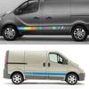 2PCS Car Door Stickers For Renault Trafic 3 2 Fiat Talento Nissan NV300 Vauxhall Vivaro Camper Van Vinyl Film Decals Accessories
