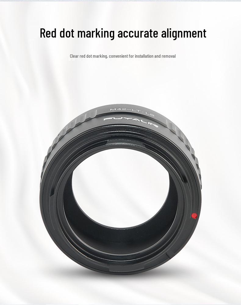 M42-L/T Adapterring voor Fotodiox M42 Lens naar Leica SL, SL2, TYP701, Panasonic S5 L-Mount Mirrorless Camera