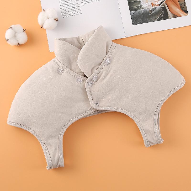 Umăr unisex de catifea caldă și șal de protecție cervicală pentru protecție împotriva frigului