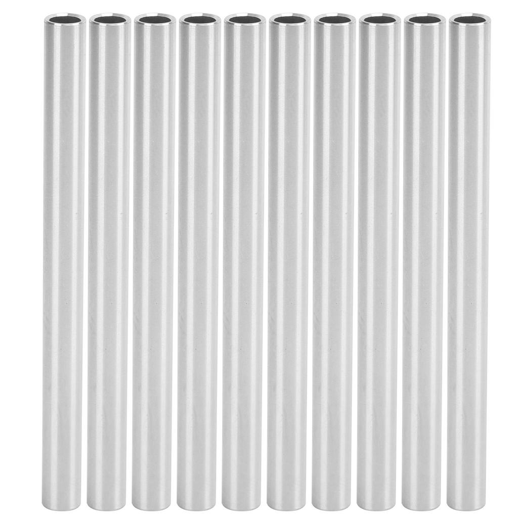 10 Pièces Tube en Aluminium Tube Sans Soudure Tube Droit 8x6mm Longueur 3.9in Accessoire 6100‑0608‑0100