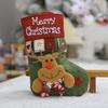 3D Weihnachtsmann & Schneemann Anhänger Set - Strümpfe & Baumdeko