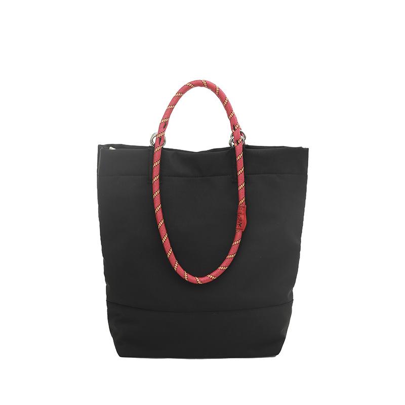 Women's Solid Color Nylon Crossbody Bag - Large Capacity, Versatile Handbag for Work and Commute