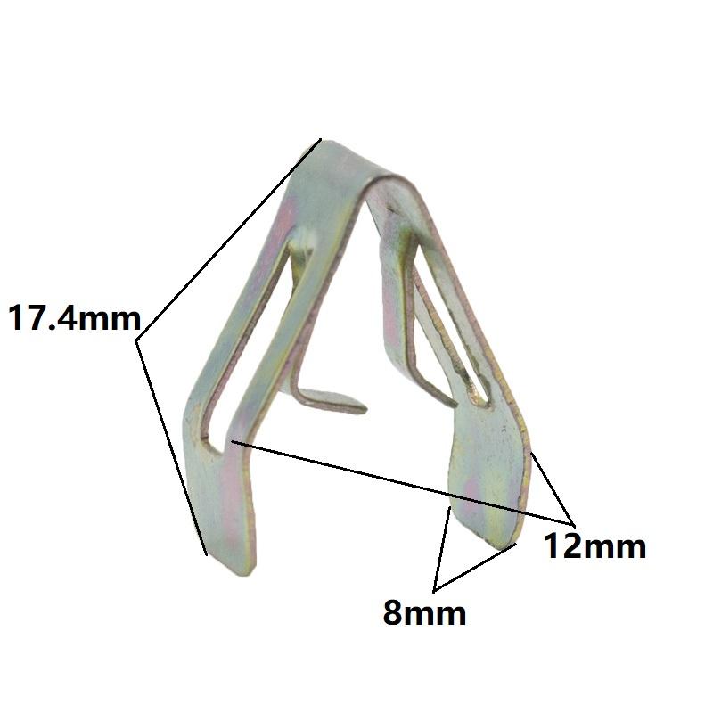 

Металлические зажимы Фиксатор Приборная панель Автомобильные крепежи Универсальные автомобильные радиоприемники Приборная панель DVD Металлический U-образный зажим для шнура