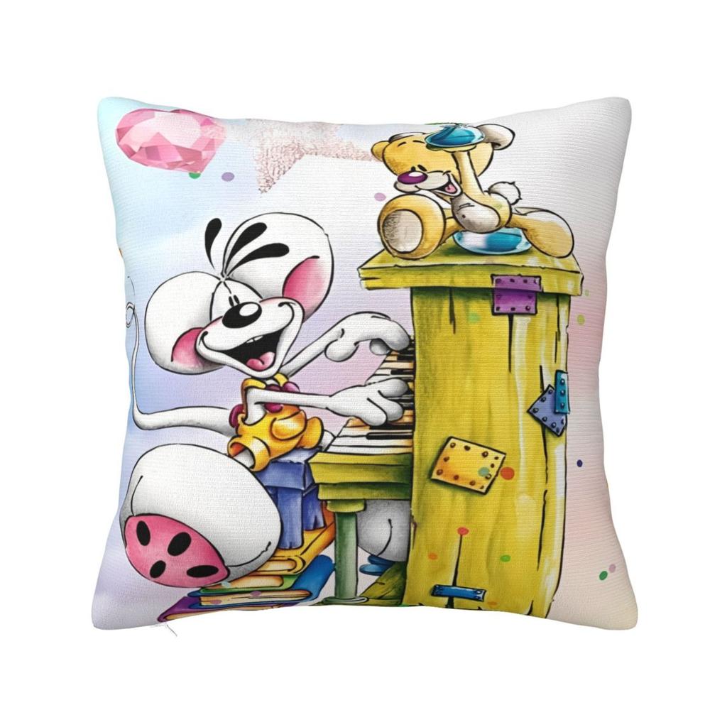 DDiddls Cartoon Pillowcases Seat Cute Diddl Cushion Case Creative Throw Pillow Case