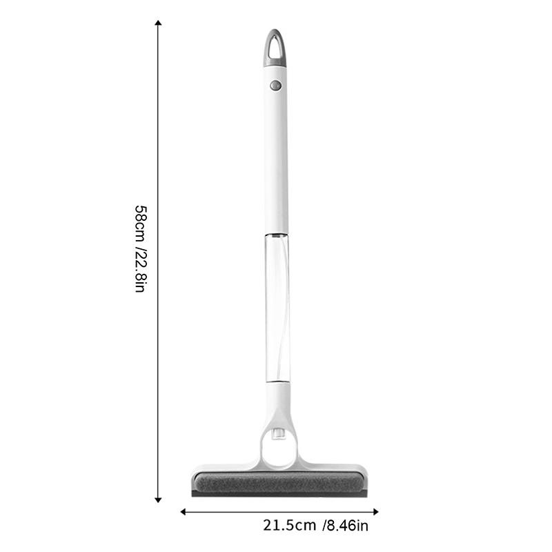 Handheld Mirror Cleaner Double-Sided Glass Scraper Household Bathroom Cleaning Tool Countertop Multifunctional Scraper