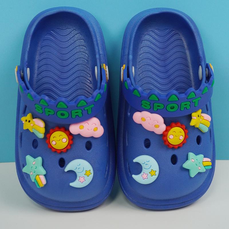 Kids  Breathable Cartoon Closed-Toe Summer Sandals - Lightweight Outdoor Shoes for Boys & Girls 21 cm