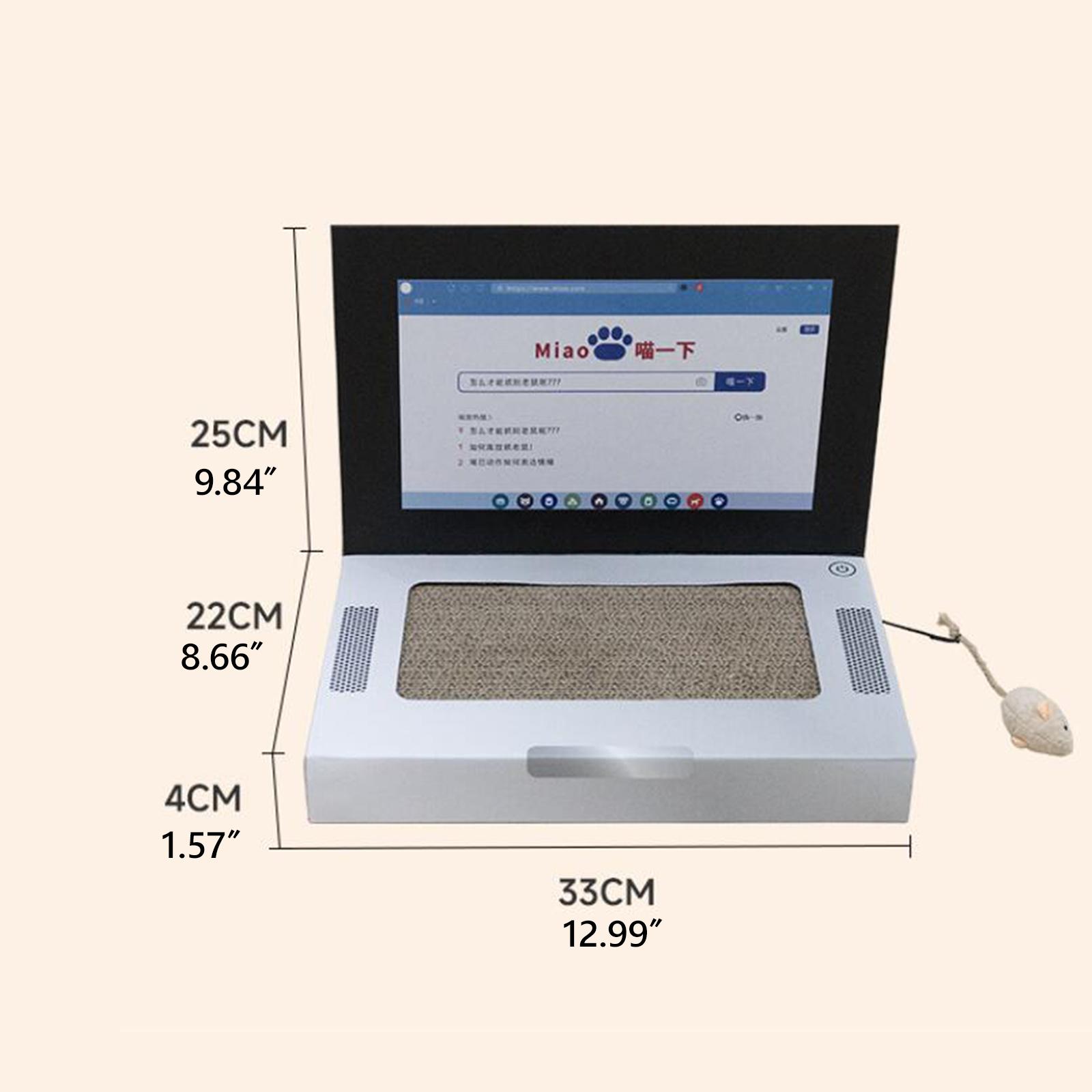 Игрушка-когтеточка для ноутбука Кошачья игрушка Мячик-дразнилка для кошек Интерактивная игрушка для домашних кошек и котят Когтеточка для ноутбука Когтеточка