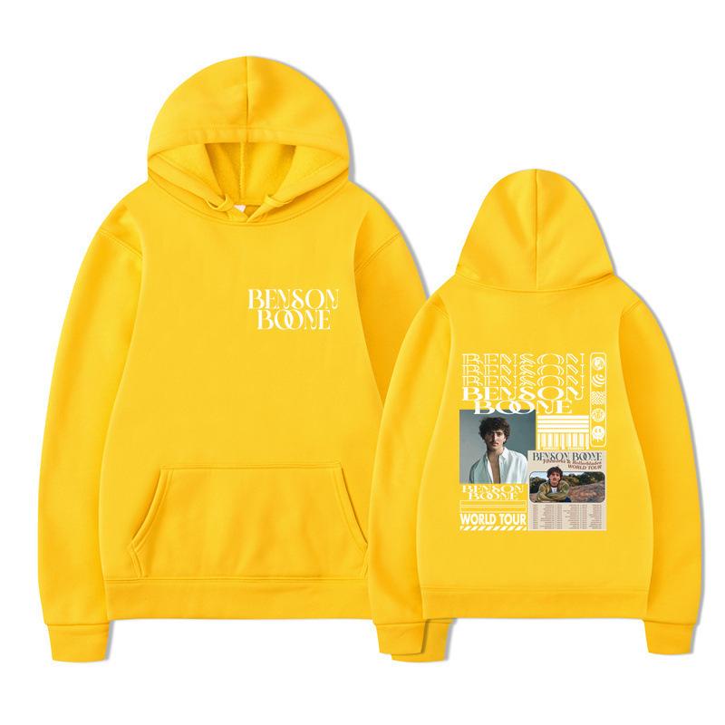 Hooded Sweater Harajuku Funny Benson Boone Sweater, Long Sleeve Men'S And Women'S Pullover